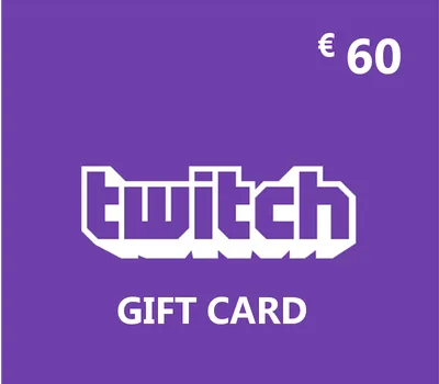 Twitch EUR 60 Gift Card EU — лицензионный ключ