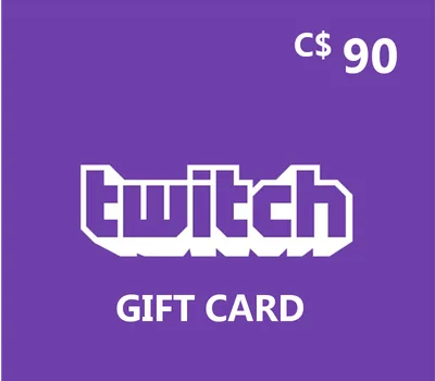 Twitch CAD 90 Gift Card CA — лицензионный ключ