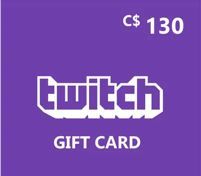 Twitch CAD 130 Gift Card CA — лицензионный ключ