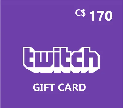 Twitch CAD 170 Gift Card CA — лицензионный ключ