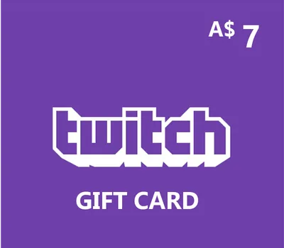 Twitch AUD 7 Gift Card AU — лицензионный ключ