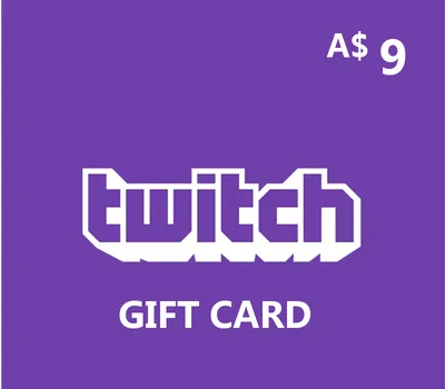 Twitch AUD 9 Gift Card AU — лицензионный ключ