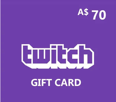 Twitch AUD 70 Gift Card AU — лицензионный ключ