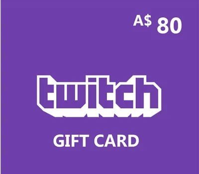 Twitch AUD 80 Gift Card AU — лицензионный ключ