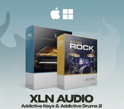 XLN Audio Addictive Keys + Addictive Drums 2 Rock PC/MAC CD Key — лицензионный ключ