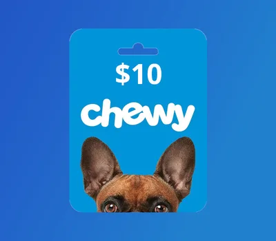 Chewy USD 10 Gift Card US — лицензионный ключ