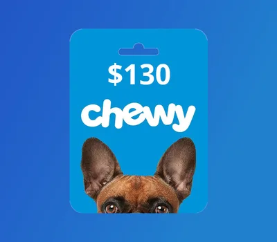 Chewy USD 130 Gift Card US — лицензионный ключ