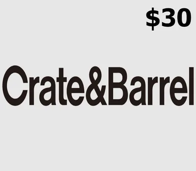Crate and Barrel USD 30 Gift Card US — лицензионный ключ