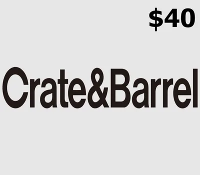Crate and Barrel USD 40 Gift Card US — лицензионный ключ