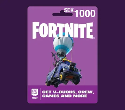 Fortnite SEK 1000 PC Epic Games Gift Card SE — лицензионный ключ