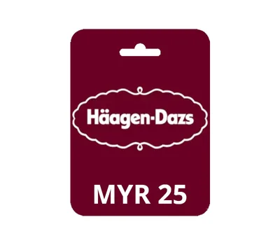 Haagen-Dazs MYR 25 Gift Card MY — лицензионный ключ