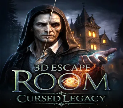 3D Escape Room: Cursed Legacy PC Steam CD Key — лицензионный ключ