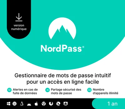 NordPass Premium FR Key (1 Year / Unlimited Devices) — лицензионный ключ