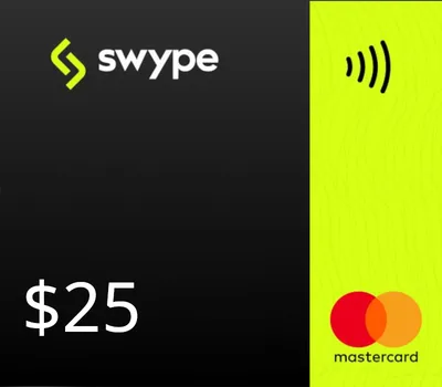 Swype Mastercard USD 25 Gift Card — лицензионный ключ