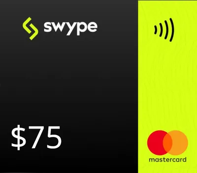 Swype Mastercard USD 75 Gift Card — лицензионный ключ