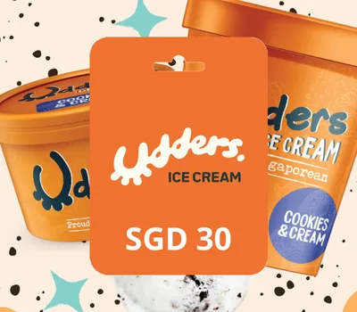 Udders Ice Cream SGD 30 Gift Card SG — лицензионный ключ