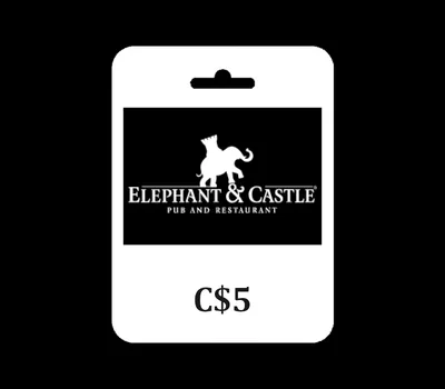 Elephant & Castle CAD 5 Gift Card CA — лицензионный ключ