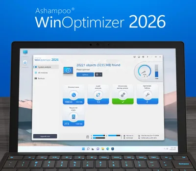 Ashampoo WinOptimizer 2026 Key (2 PCs) — лицензионный ключ