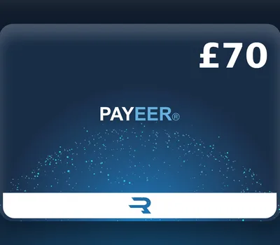 Rewarble Payeer GBP 70 Gift Card — лицензионный ключ