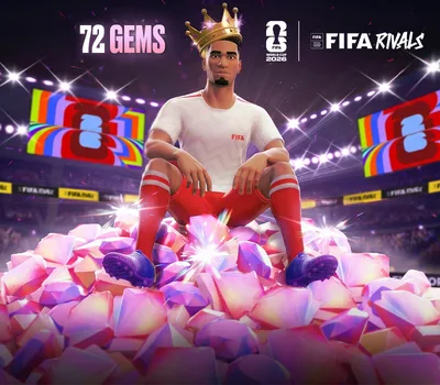 FIFA Rivals - 72 Gems Gift Card — лицензионный ключ