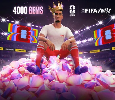 FIFA Rivals - 4000 Gems Gift Card — лицензионный ключ