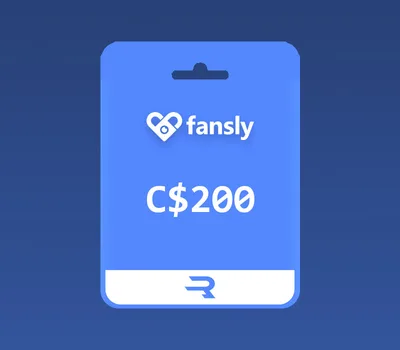 Rewarble Fansly CAD 200 Gift Card — лицензионный ключ