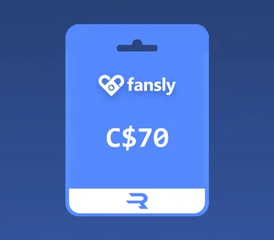 Rewarble Fansly CAD 70 Gift Card — лицензионный ключ