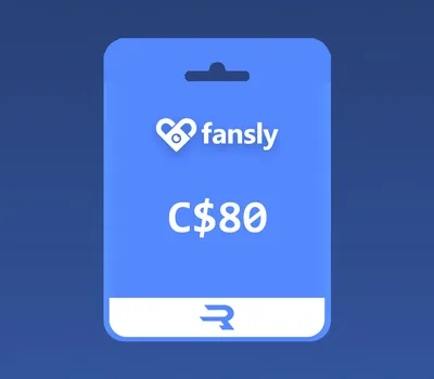 Rewarble Fansly CAD 80 Gift Card — лицензионный ключ