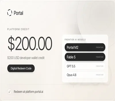Fable 5 AI - Portal AI Model Credit 200 USD (GPT 5.5) Activation Code — лицензионный ключ