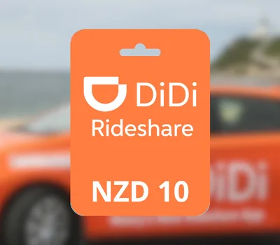 Didi Rideshare NZD 10 Gift Card NZ — лицензионный ключ