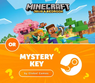 Minecraft: Java & Bedrock Edition PC Windows CD Key or Mystery Steam CD Key by Global Games