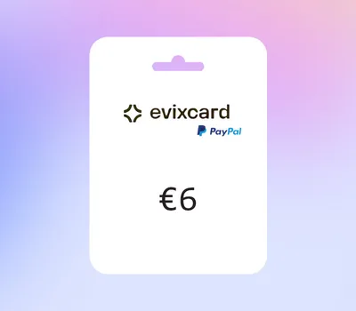 EvixCard PayPal EUR 6 Gift Card — лицензионный ключ