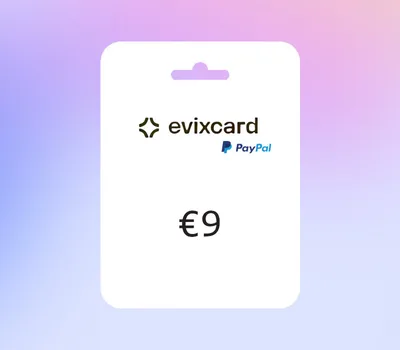EvixCard PayPal EUR 9 Gift Card — лицензионный ключ