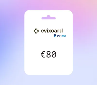 EvixCard PayPal EUR 80 Gift Card — лицензионный ключ