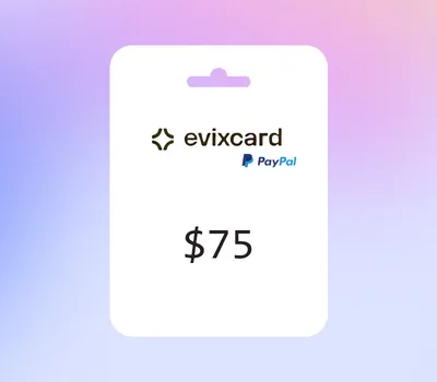 EvixCard PayPal USD 75 Gift Card — лицензионный ключ