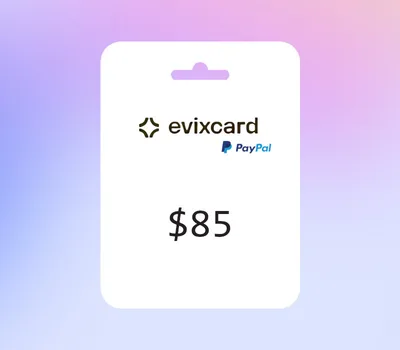 EvixCard PayPal USD 85 Gift Card — лицензионный ключ