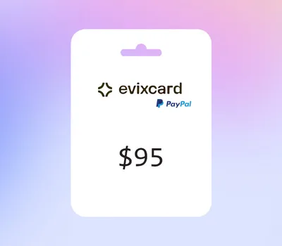 EvixCard PayPal USD 95 Gift Card — лицензионный ключ