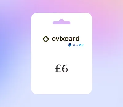 EvixCard PayPal GBP 6 Gift Card — лицензионный ключ