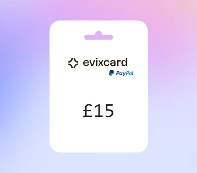 EvixCard PayPal GBP 15 Gift Card — лицензионный ключ