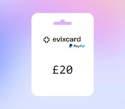 EvixCard PayPal GBP 20 Gift Card — лицензионный ключ