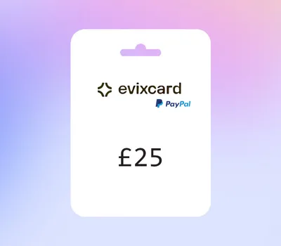 EvixCard PayPal GBP 25 Gift Card — лицензионный ключ