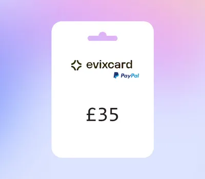 EvixCard PayPal GBP 35 Gift Card — лицензионный ключ