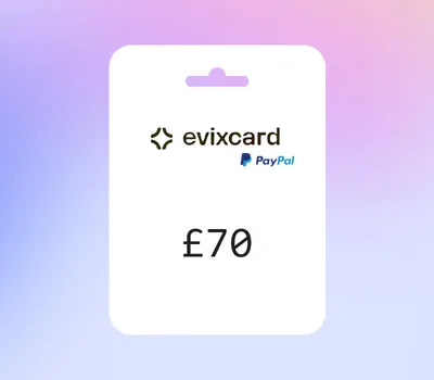 EvixCard PayPal GBP 70 Gift Card — лицензионный ключ