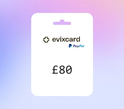 EvixCard PayPal GBP 80 Gift Card — лицензионный ключ